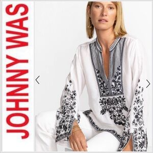 NWT Johnny Was Natural Tempest Blouse XS